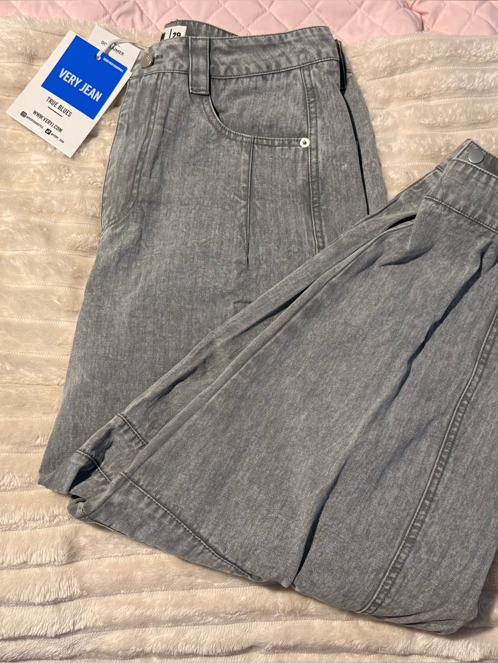 Very J Sage Gray Casual High-Rise Jeans